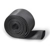 Flylin Universal Polyester Winch Rope Sleeve, Black Winch Cable Cover,