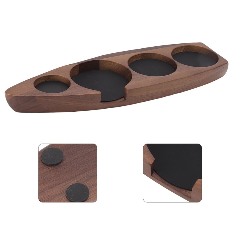 Wooden Coffee Tamper Holder Coffee Tamper Mat Stand Coffee Maker