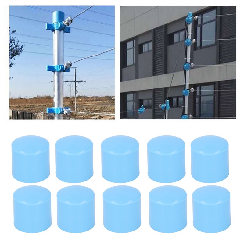 100PCS End Caps High Voltage Pulse Electronic Fence System Tension