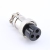 1 Set GX16 3Pins Aviation Plug Socket 3 Pin Screw