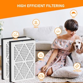 20x30x3 MERV 13 Pleated Air Filters Replacement Compatible with Zephyr VGF Series 20x30x3 Whole Home Return Air Grille Filter,White 2 Pack