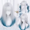 Gradient Wig Long Full Wig Cosplay Bob Wig for Women