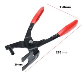 KUNTEC Alicates de extracción de suspensión de escape de 25 grados de goma para tubo de escape, silenciadores