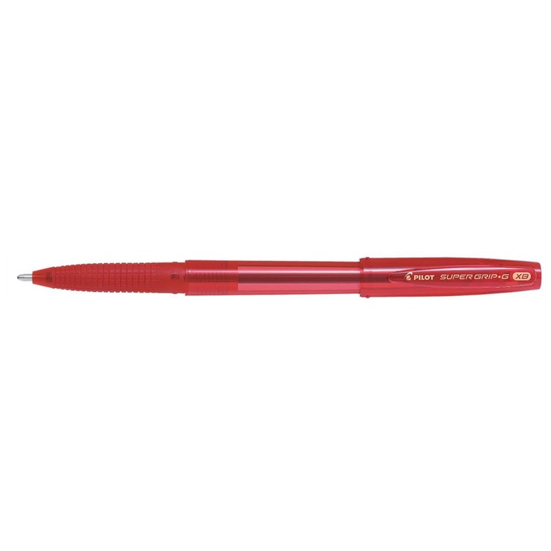 PILOT 6 Super Grip G Extra Wide Tip Ballpoint Pens