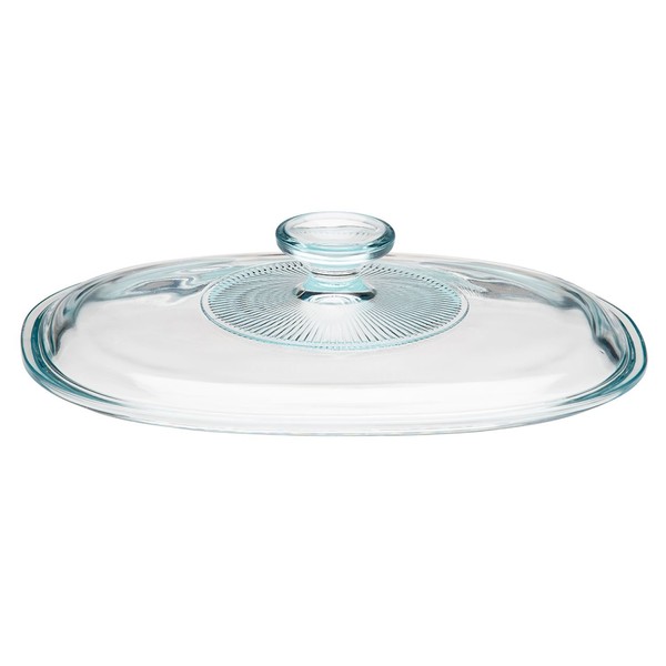 Corningware French White 1.5 Quart Deep Oval Glass Lid