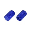 X AUTOHAUX 4pcs Round Car Tire Valve Stem Caps Dust