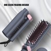 Hot Comb Electric Folding Design Ergonomic Handle Curls Straight Hair