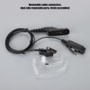 Air Tube Earpiece Headset Mic For CB Ham Radio MTP850S