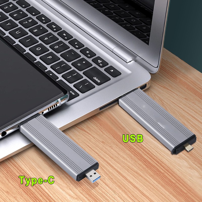 M.2 Nvme PCIE NGFF SATA SSD Enclosure USB3.2 Gen2 Type