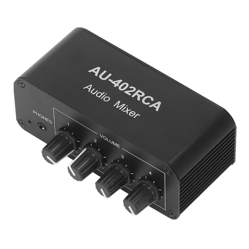 Bidirectional Audio Switcher 4 Way Stereo L R Sound Channel