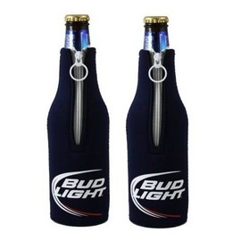 Bud Light Logo Beer Bottle Suit Huggie Cooler Set of 2