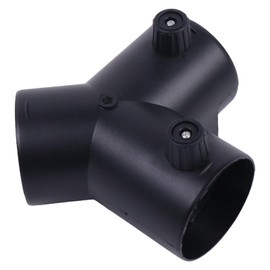ZTUOAUMA - Calentador de estacionar de 60 mm, conector de tubería de polvo de 3 vías Y ramificación, calentador diesel, conducto de ventilación de aire, válvula ajustable, compatible con calentadores