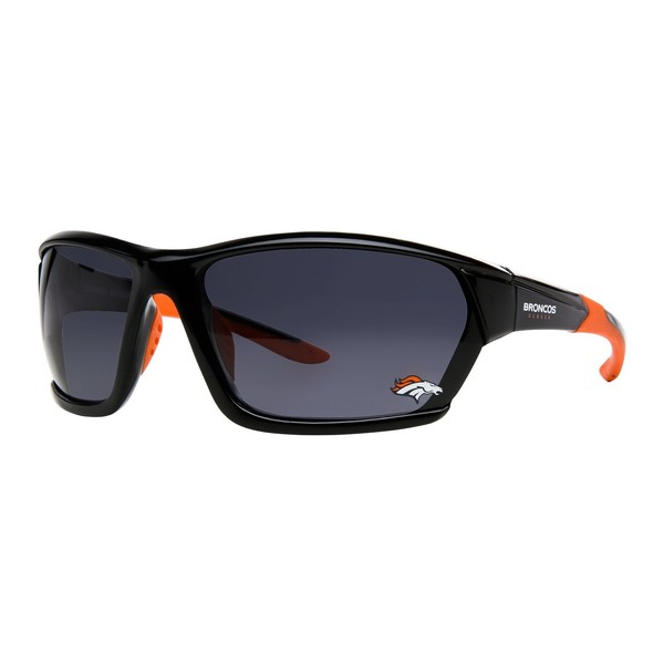 NFL Denver Broncos Full Rim Sunglasses, Black