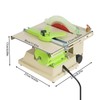 BANLICALI Mini Table Saw, 1380W Multi-Functional Tabletop Saw w/Cutting Blades,