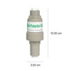 Bbagua GS110021 Pressure Regulator 1/4 Osmosis, White