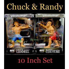 Round 5 UFC Round 5 Chuck Liddell & Randy Couture 10 Inch Figure Set Live 2010 Collector