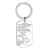 BESPMOSP Son Gifts Inspirational Keyring Christmas Birthday Gifts for Son from Mom Dad Keychain to Teen Boys Best Wishes Hope Keyring My Love With It Morning, Noon, And Night (Son Keyring)
