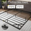 King Size Floating Bed Frame with Smart LED Lights and