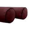 COVER ONLY Model V5 Twin Velvet Contrast Indoor Mattress Bolster