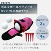 mitas Golf Pouch Black Golf Ball Pouch Ball Case Golf