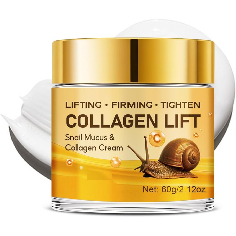 Crema de colágeno con moco de caracol – Hidratación profunda