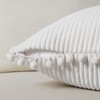 Fancy Homi Set of 2 White Decorative Throw Pillow Covers