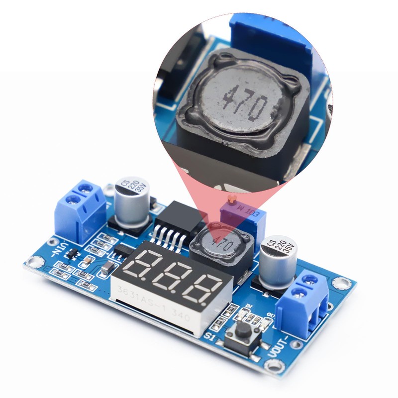 APKLVSR Step Down Converter Module, DC-DC Buck Converter for 4-40