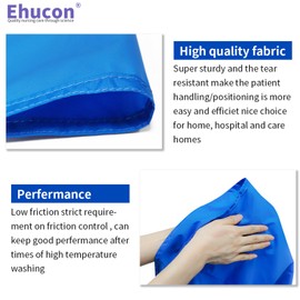 Ehucon Tubular Transfer Slide Sheet for Patient Transfer,Washable and Reusable Sliding Sheets to Move Elderly Safety (15.7in x 23.6in)