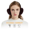 GNEGNI LIFE Foldable Ear Muffs for Women, Winter Warm Ear