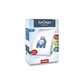 Miele Genuine GN HyClean Air Vacuum Cleaner Bags for Miele Complete C2, Complete C3, Classic C1, S8, S5 & S2 Vacuum Cleaners, Pack of 4 Vacuum Bags and 2 Filters