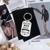 Gezxin Drive Safe Wife Keychain - Anniversary Birthday Gift for