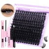 Winifred Lashes Extension Kit Thick Lash Clusters Kit 100D Volume