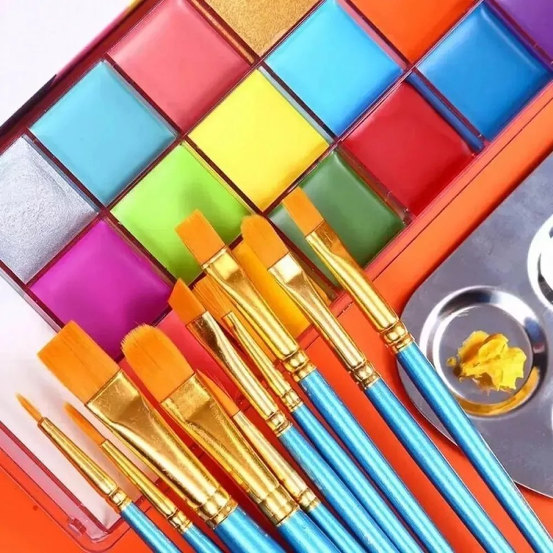 Corpower-DARKNEZ Kits De Maquillaje Pintura Facial Pintura Corporal Acuarela