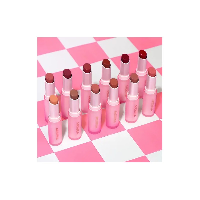 Moira Signature Lipstick Lápiz Labial Pinta Labios Acabado Cremoso Color