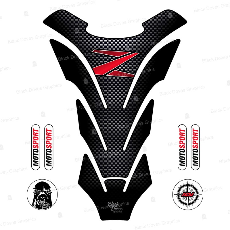 Tank Protector Resin Compatible with Motorcycle Kawasaki Z750 Z1000 Z750