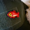 Sockeye Salmon PVC Morale Patch – Hook and Loop Tactical