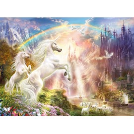 Clementoni Sunset Unicorns-500 Pieces Puzzle
