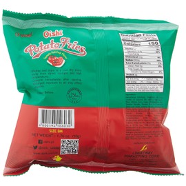Oishi Baked Potato Fries 1.76oz, 4 Pack (Tomato Ketchup)