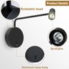 ZEROUNO Wall Mounted Reading Light for Bedroom LED Hardwired Sconce