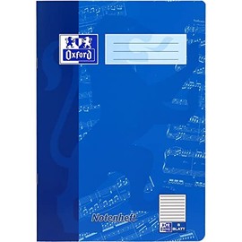 Oxford Notenheft/384410814 DIN A4 Noten, ohne Hilfslinien 90 g/qm Inh.8 Blatt