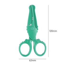 1 Piece Child Safety Scissors, Scissors for Toddlers, Left Handed Scissors for Children, Cute Alligator Scissors, Children's Scissors for Crafts, Painting Supplies for Toddlers, School Supplies,