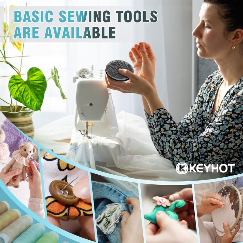 KEYHOT Small Sewing Kit Basic - 86 Pcs Basic Sewing