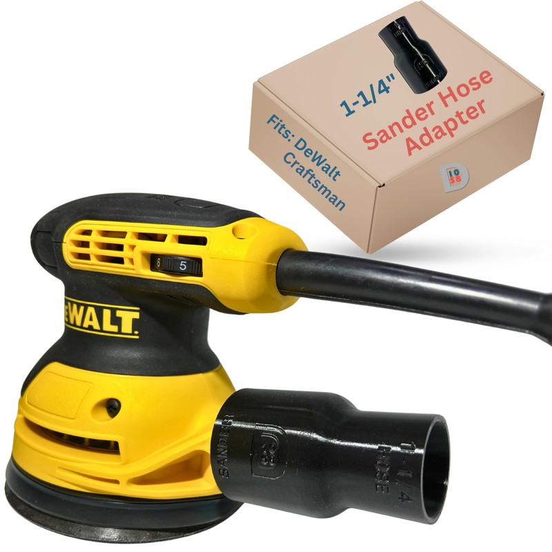 1058 Designs - Sander Vacuum Adapter for DeWalt or Craftsman