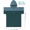 Children's Waffle Pique Bath Poncho 100% Bamboo Viscose Lightweight and