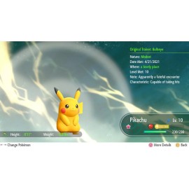 Pokémon Let's Go Pikachu & Eevee  SHINY  6 IV PIKACHU LIMITED EVENT FAST TRADE