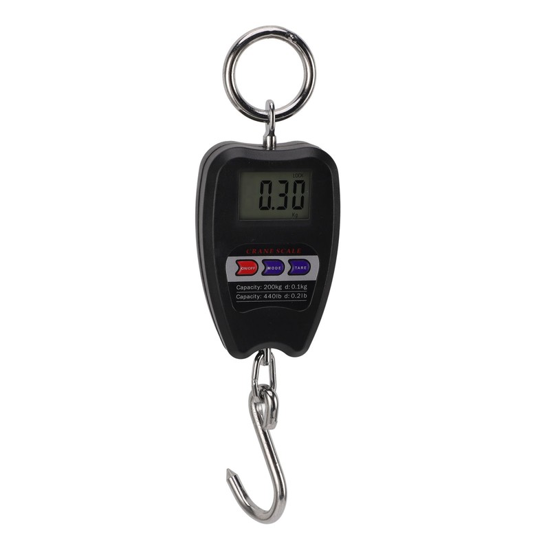 Portable Electronic Scale High Accuracy Digital Hanging Scale 200kg Weight