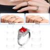 LNtech Ring Sizer Adjuster for Loose Rings,8 Pack Plug-in Invisible
