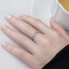 Sterling Silver Ring for Women Dainty Stackable Engagement Ring Promise