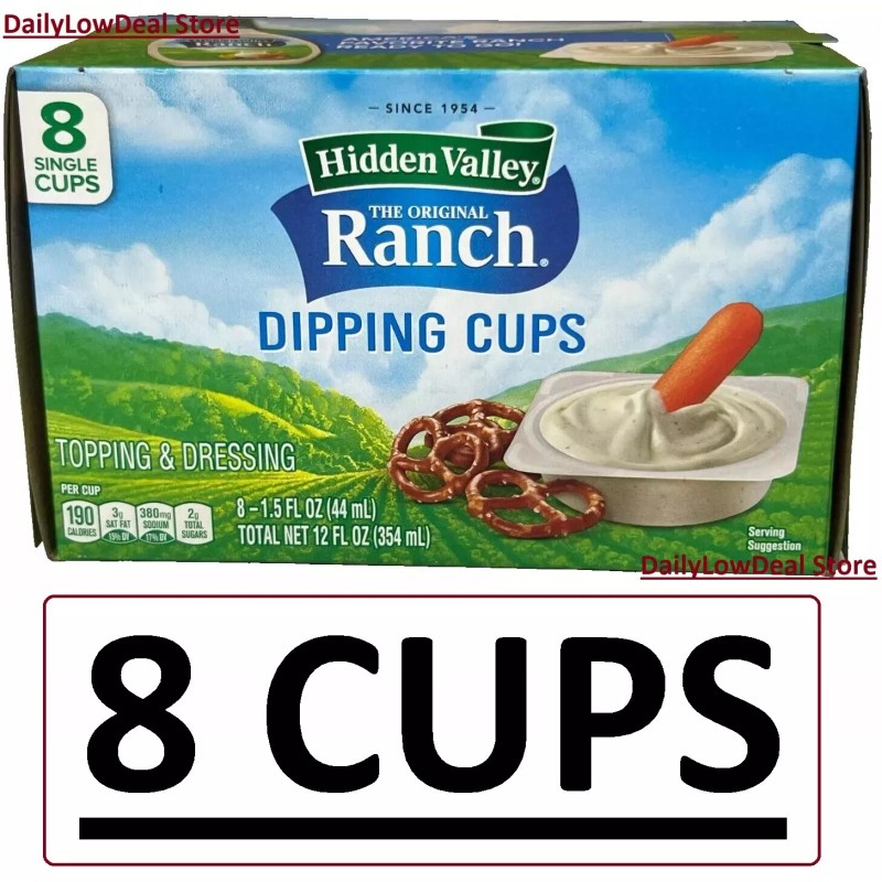 Hidden Valley Ranch 8 CUPS - Hidden Valley Ranch Dipping