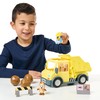 Bluey Dump Truck Toy with Hard Hat Muddy Bingo Figures